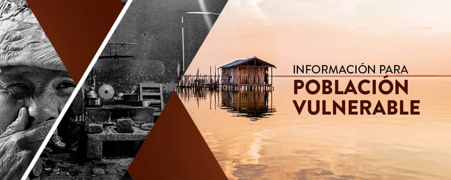 Información para población vulnerable Información para población vulnerable