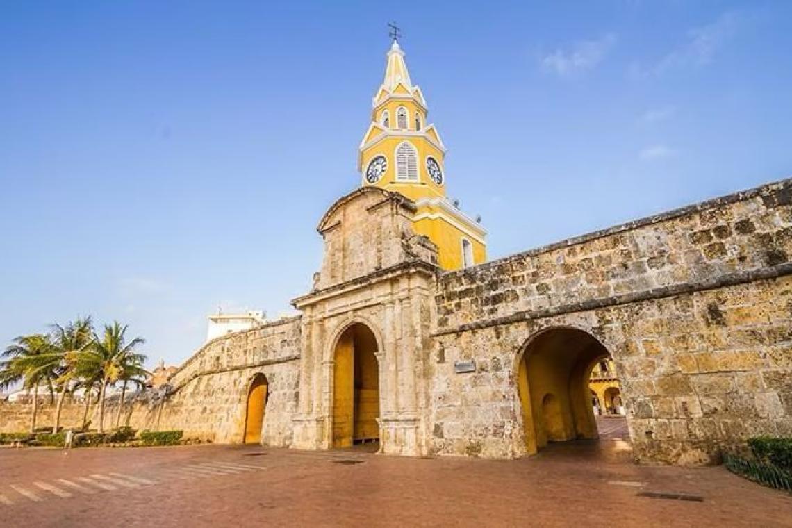 Torre del reloj en Cartagena