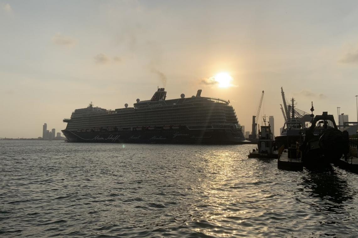 Pie de foto: Entre enero y septiembre de 2023, Colombia recibió 234.788 pasajeros provenientes de cruceros internacionales.